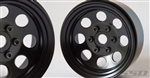 SSD RC 1.9" Steel 8 Hole Beadlock Wheels (Black) (2)