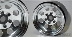 SSD RC 1.9" Steel 8 Hole Beadlock Wheels (Chrome) (2)