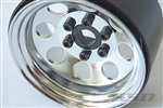 SSD RC Single 1.9" Steel 8 Hole Beadlock Wheel (Chrome) (1)