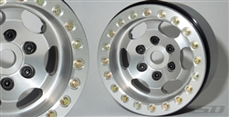 SSD RC 1.9" Rugged Beadlock Wheels (Silver) (2)