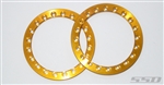 SSD RC 1.9" Gold Aluminum Beadlock Rings (2)