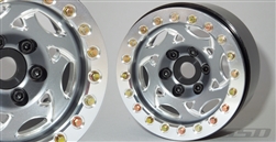 SSD RC 1.9" Champion Beadlock Wheels (Grey/Silver) (2)