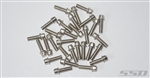 SSD RC M2.5 x 8mm Scale Wheel Bolts (Silver) (30)