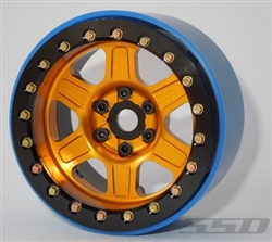 SSD RC Single 2.2" Challenger PL Beadlock Wheel (Gold) (1)