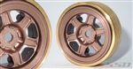 SSD RC 1.0" Aluminum / Brass Challenger Wheels (Bronze) (2)