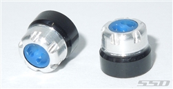 SSD RC 1/24 Scale Locking Hubs (Blue) (2)