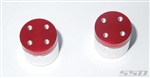 SSD RC M5 Locking Hubs (Red) (2)