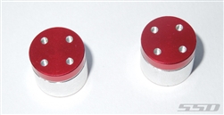 SSD RC M5 Locking Hubs (Red) (2)