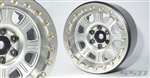 SSD RC 2.2" Bouncer Beadlock Wheels (Silver) (2)