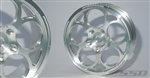 SSD RC 5 Hole Front 2.2" Drag Racing Wheels (Silver) (2)