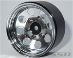 SSD RC Single 1.55" Steel 8 Hole Wheel (Chrome) (1)