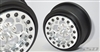 SSD RC 5 Hole Rear 2.2" / 3.0" Lightweight Drag Racing Beadlock Wheels (Silver) (2)