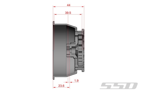 SSD RC 5 Hole Rear 2.2