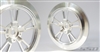 SSD RC V Spoke Narrow Drag Front 2.2 Wheels (Silver) (2)