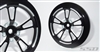 SSD RC V Spoke Narrow Drag Front 2.2 Wheels (Black) (2)