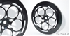 SSD RC 5 Hole Narrow Drag Front 2.2" Wheels (Black) (2)