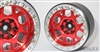 SSD RC 2.2" Boxer Beadlock Wheels (Red) (2)
