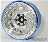 SSD RC Single 2.2" Boxer PL Beadlock Wheel (Silver) (1)