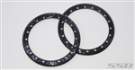 SSD RC 2.2'' Black Aluminum Beadlock Rings (2)