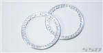 SSD RC 2.2'' Silver Aluminum Beadlock Rings (2)