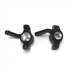 STRC CNC Machined Aluminum Front Steering Knuckles for Yeti EXO buggy (Black)