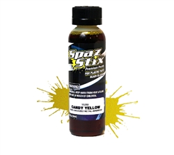 Spaz Stix Candy Yellow Airbrush Paint 2oz