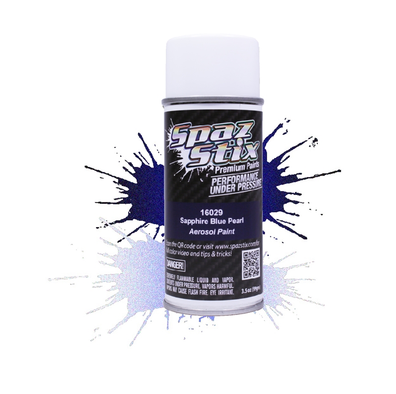 Electric Blue Metallic Aerosol Paint, 3.5oz Can – Spaz Stix by HRP