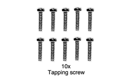 Tamiya RC 2 x 8mm Tapping Screw (10)