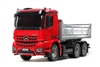 Tamiya RC 1/14 Mercedes-Benz Arocs 3348 6x4 Tipper Truck - Red / Silver Edition
