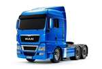 Tamiya RC MAN TGX 26.540 6x4 XLX 1/14 Scale Semi Truck Kit - Light Metallic Blue Edition
