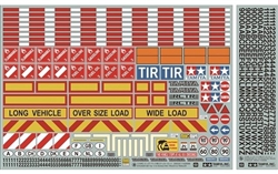 Tamiya RC Sticker Set for 1/14 Scale R/C Truck & Trailer