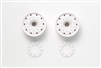 Tamiya RC 30mm Ball Bearing Wheels 2pcs - White