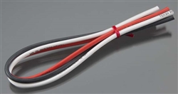 Tekin 12 AWG Silicone Power Wire 3pcs 12" Red / Black / White