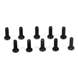 Team Losi Racing Button Head Screws, M3 x 10mm (10)