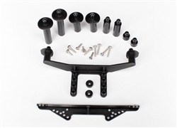 Traxxas Body Mount Front & Rear Body Post and Hardware (Black)