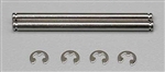 Traxxas Chrome Suspension Pin w/Clip 44mm (2)