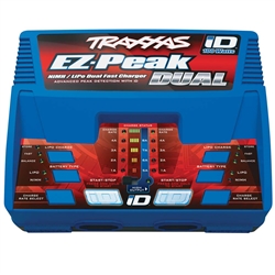 Traxxas EZ-Peak Plus 8A NiMH/LiPo AC Dual Charger w/iD