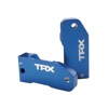 Traxxas 30 Deg Caster Blocks Blue Slash Rustler Stampede