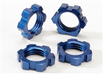 Traxxas Wheel Nuts, Splined, 17mm (Blue) (4)