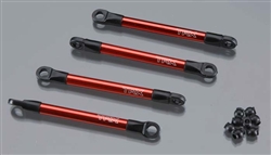 Traxxas Aluminum Pushrod Red 1/16 E-Revo VXL (4)