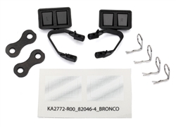 Traxxas Mirrors Side Black (left & right)