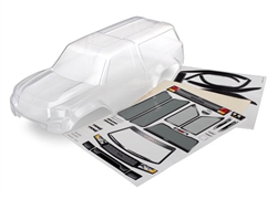 Traxxas TRX-4 Sport Body w/ Camper (Clear - Trimmed)