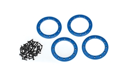 Traxxas 2.2" Beadlock Rings Blue Aluminum (4)