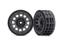 Traxxas Wheels Method 105 2.2" BeadlTraxxas Wheels Method 105 2.2" Beadlock (Charcoal Gray) (2)ock (Black Chrome) (2)