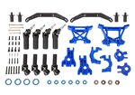 Traxxas Outer Driveline & Suspension Upgrade Kit, Extreme Heavy Duty - Blue