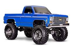 Traxxas TRX-4 High Trail RTR with 1979 Chevy K10 Cheyenne Body - Blue