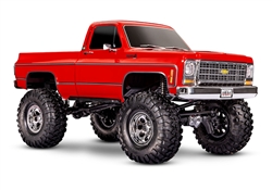 Traxxas TRX-4 High Trail RTR with 1979 Chevy K10 Cheyenne Body - Red