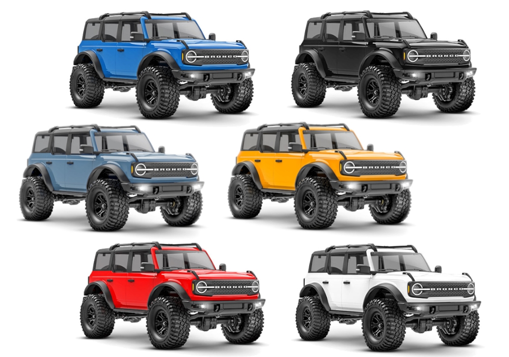 1/18 Ford Bronco TRX4M RTR Truck - Black — Adventure Hobbies & Toys