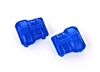 Traxxas Differential cover, front or rear (blue), TRX-4M (2)