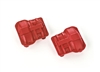 Traxxas Differential cover, front or rear (red), TRX-4M (2)
